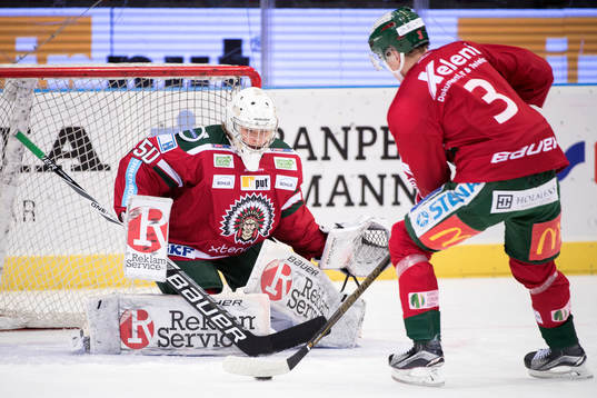 Frölundas målvakt Arvid Söderblom