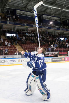 Leksands målvakt Henrik Haukeland
