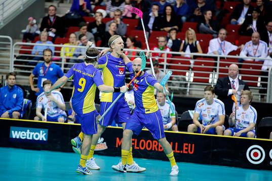 Sveriges Alexander Galante Carlström, Kim Nilsson och