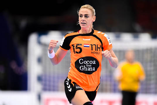 Nederländernas Maura Visser jublar
