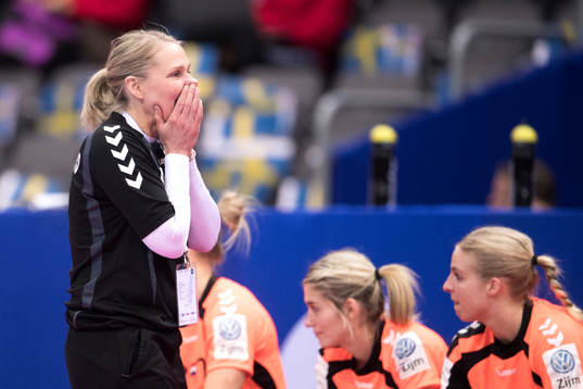 Nederländernas förbundskapten Helle Thomsen