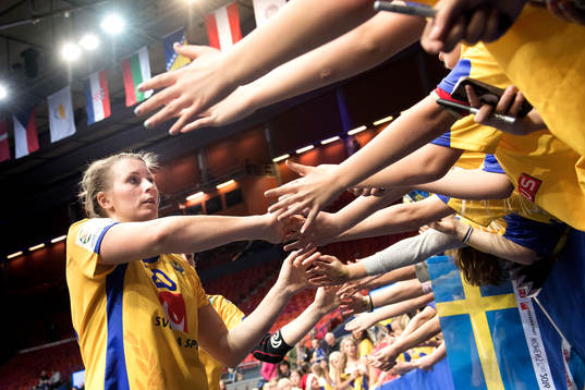 Bläddra bland fler bilder av Handboll, EM, Dam, Sverige - Frankrike