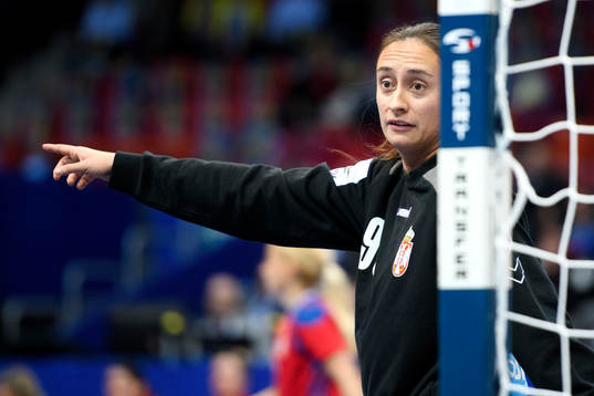 Serbiens Målvakt Marija Colic