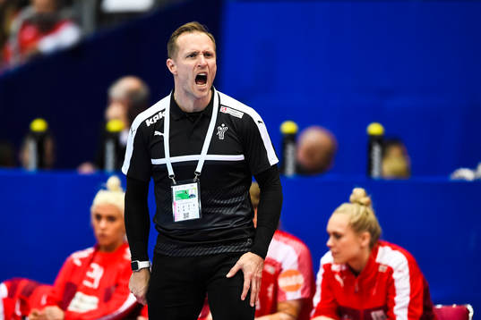 Danmarks förbundskapten Klavs Bruun Jörgensen