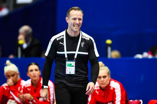 Danmarks förbundskapten Klavs Bruun Jörgensen