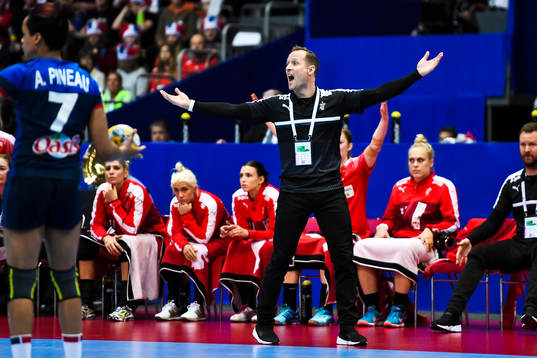Danmarks förbundskapten Klavs Bruun Jörgensen