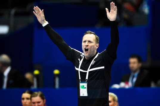 Danmarks förbundskapten Klavs Bruun Jörgensen