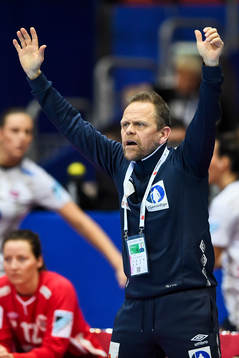 Norges förbundskapten Thorir Hergeirsson