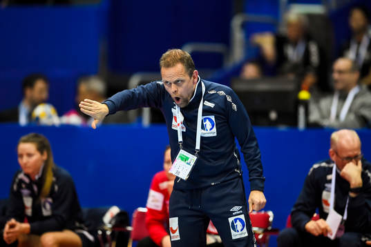 Norges förbundskapten Thorir Hergeirsson