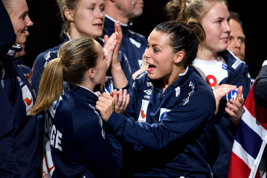 Norges Nora Mörk jublar