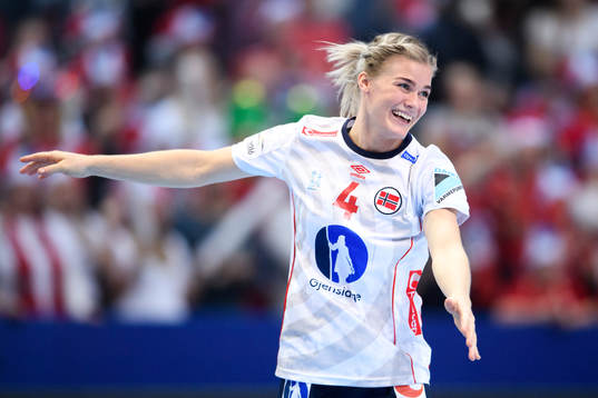 Norges Veronica Kristiansen jublar