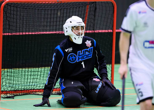 Strängnäs målvakt Henrik Ojeda Mayta