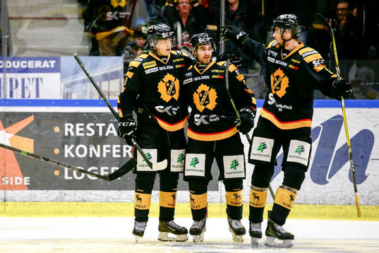 Skellefteås Linus Lindström, Andrew Calof och Marcus
