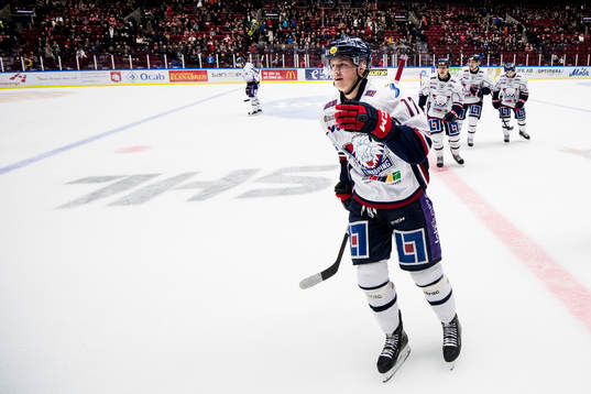 Linköpings Henrik Törnqvist jublar