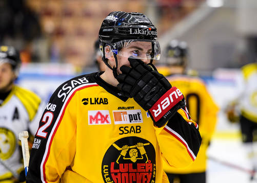 Luleås Oscar Engsund deppar