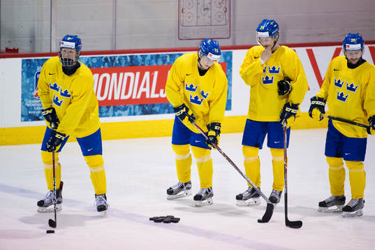 Rasmus Dahlin, Lias Andersson, Jens Lööke och Sebastian