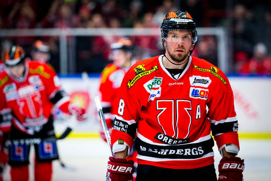 Örebros Nicklas Grossmann deppar