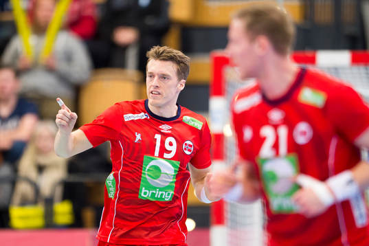 Norges Kristian Björnsen jublar