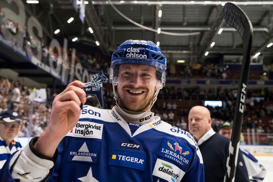 Leksands Joe Piskula utsedd till matchens krigare i