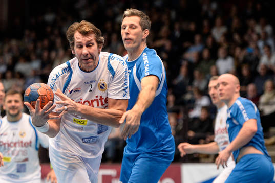 Redbergslid Allstars Magnus Wislander och