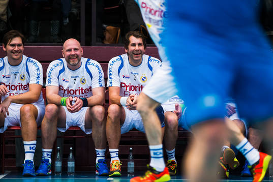 Redbergslid Allstars Lars Bernhardsson, Björn Iveland och