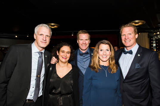 Mikael, Heidi, Mathias, Erika och Anders Franzén