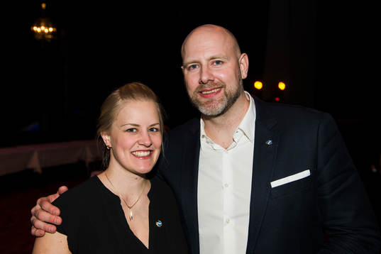 Sara Sjöström och Björn Iveland