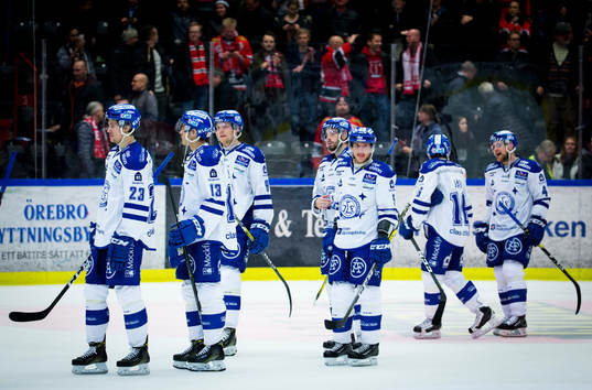 Deppigt hos Leksandsspelarna Sondre Olden och Jon Knuts
