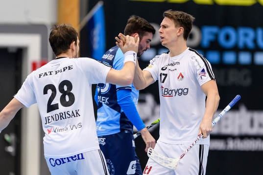 Linköpings Jesper Johansson (h) jublar
