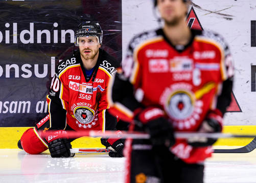 Luleås Kael Mouillierat på uppvärmningen