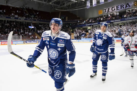 Leksands Johan Porsberger jublar