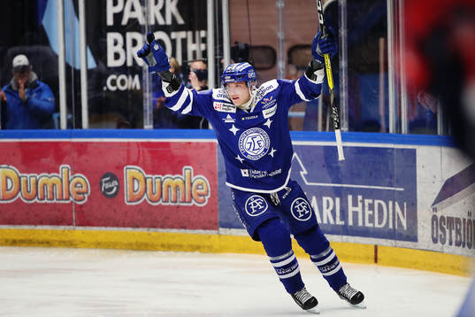 Leksands Ben Youds jublar