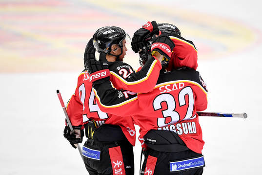 Luleås Oscar Engsund jublar