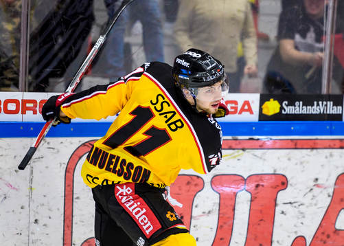 Luleås Petter Emanuelsson jublar