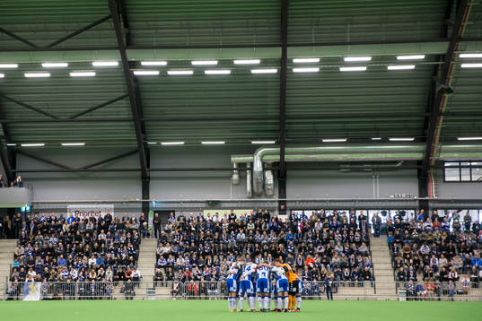 IFK Göteborg samlade innan en träningsmatch i fotboll