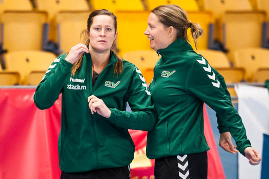 Helsingborgs tränare Alexandra Möller och tränare Lina