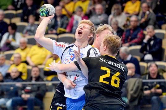 Sävehofs Viktor Rhodin och Jonathan Edvardsson och