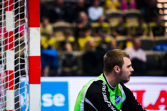 Skövdes målvakt Michael Andersson deppar