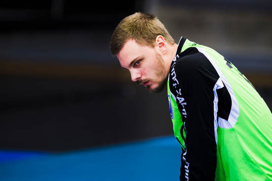 Skövdes målvakt Michael Andersson deppar