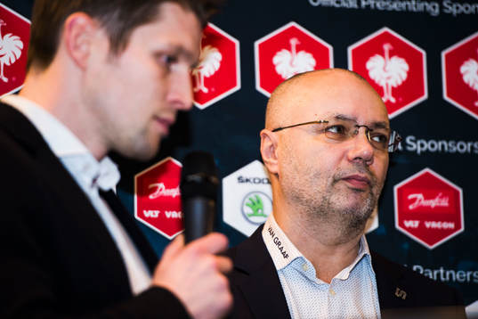 Sparta Prags Petr Vrana och tränare Jiri Kalous