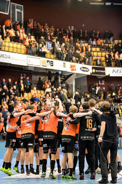 Kristianstads spelare jublar