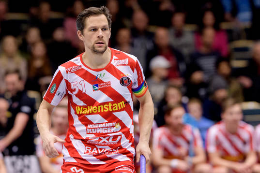 under innebandymatchen i SSL mellan Warberg och Pixbo