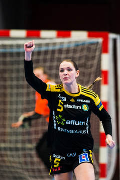 Sävehofs Joanna Lindvall Haggren jublar