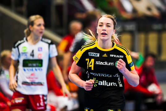 Sävehofs Linnea Pettersson jublar