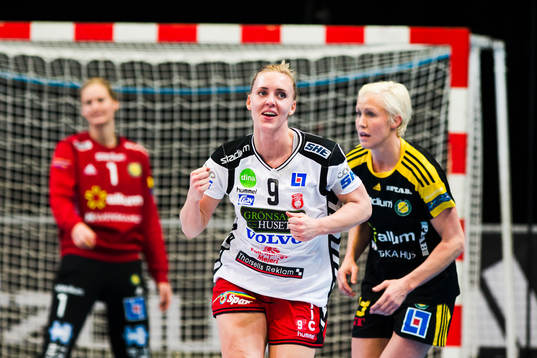 Skövdes Malin Larsson jublar