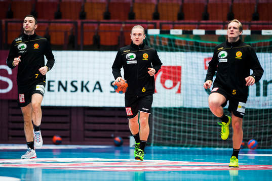 Karlskronas Jasmin Arifagic, Hampus Dahlgren och