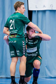 Helsingborgs Mathias Meltzer och Oskar Hansson