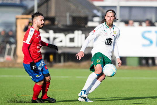 Nyköpings Dago Funes och Hammarbys Björn Paulsen
