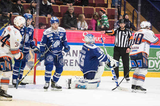 Leksands Jesper Ollas och Patrik Norén och Växjös Erik
