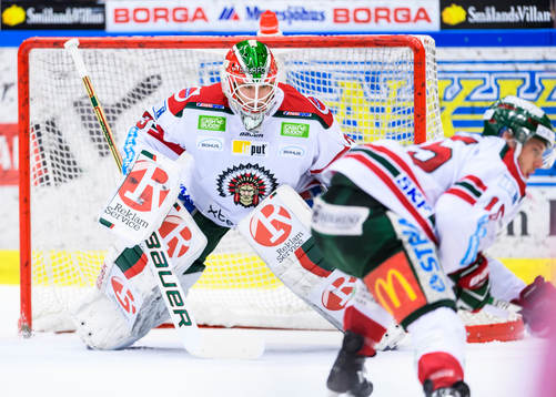 Frölundas målvakt Dan Bakala